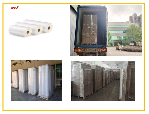 Película de laminado térmico de terciopelo de 20 micras BOPP 15 micras EVA para etiquetas de lujo