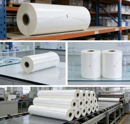 Película de laminación térmica PET a prueba de humedad con resistencia a temperaturas de hasta 130 °C y longitud personalizable por rollo