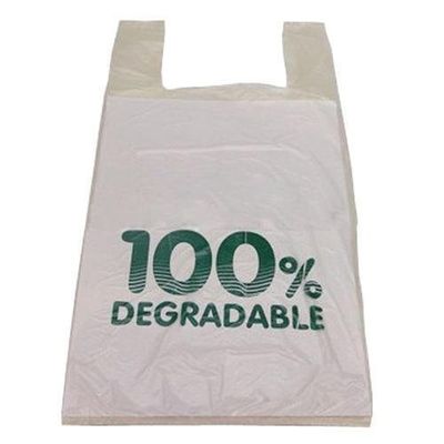 Bolsos que hacen compras plásticos biodegradables blancos del estiércol vegetal 80L