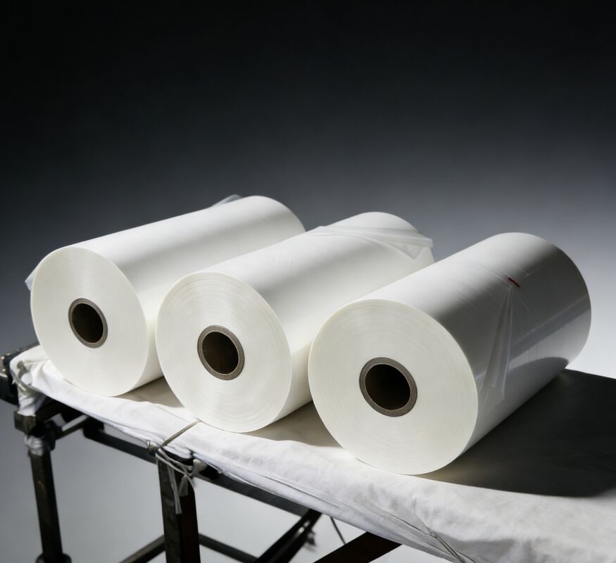 Película de laminación mate con grosor de 17 a 45 micras y textura de superficie mate lisa con tratamiento de corona de dos lados