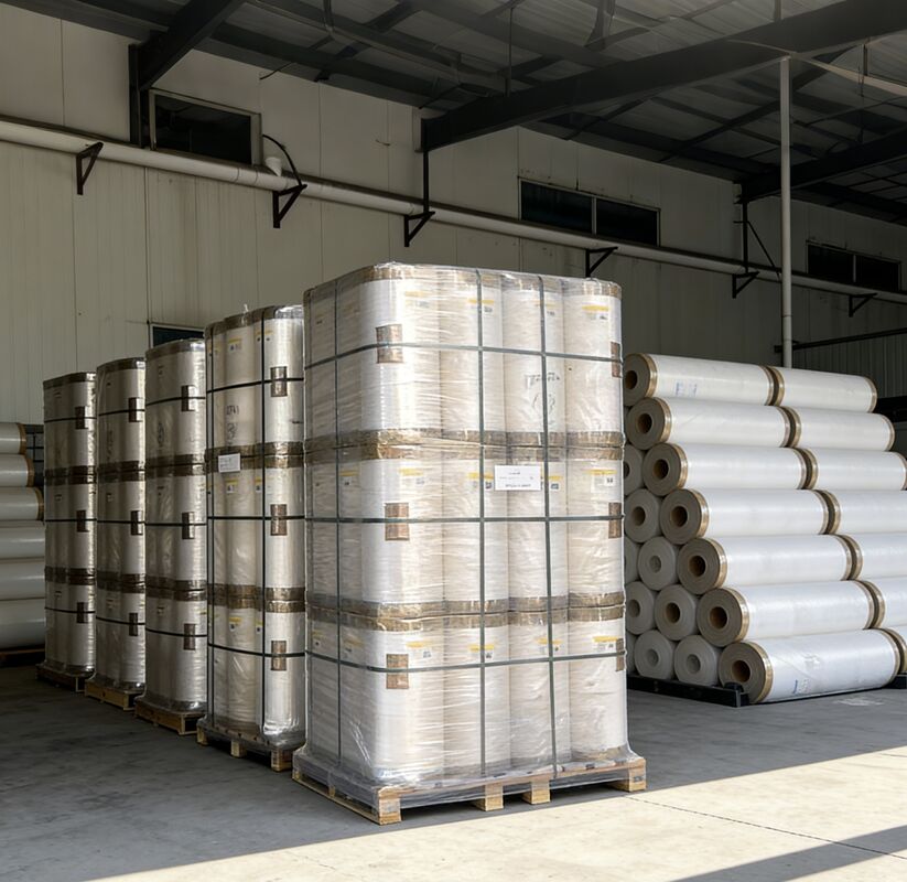 Película de laminación brillante a prueba de humedad con tratamiento de corona de doble lado y adhesivo EVA para un acabado brillante