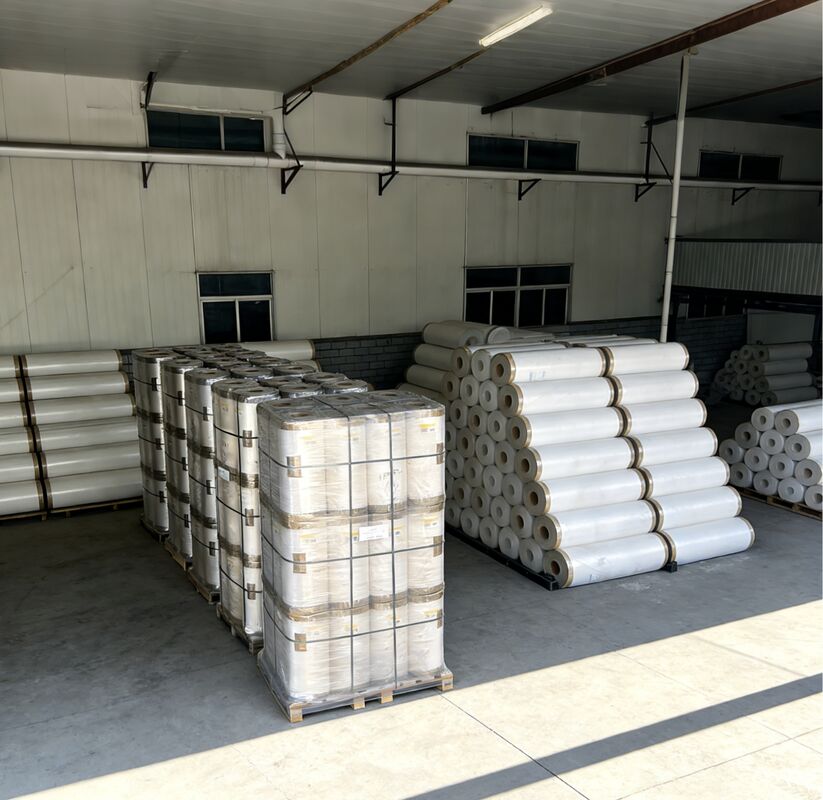 Película de laminación térmica BOPP transparente con pegamento EVA de Corea y anchura de 2200 mm para mejorar la durabilidad del embalaje