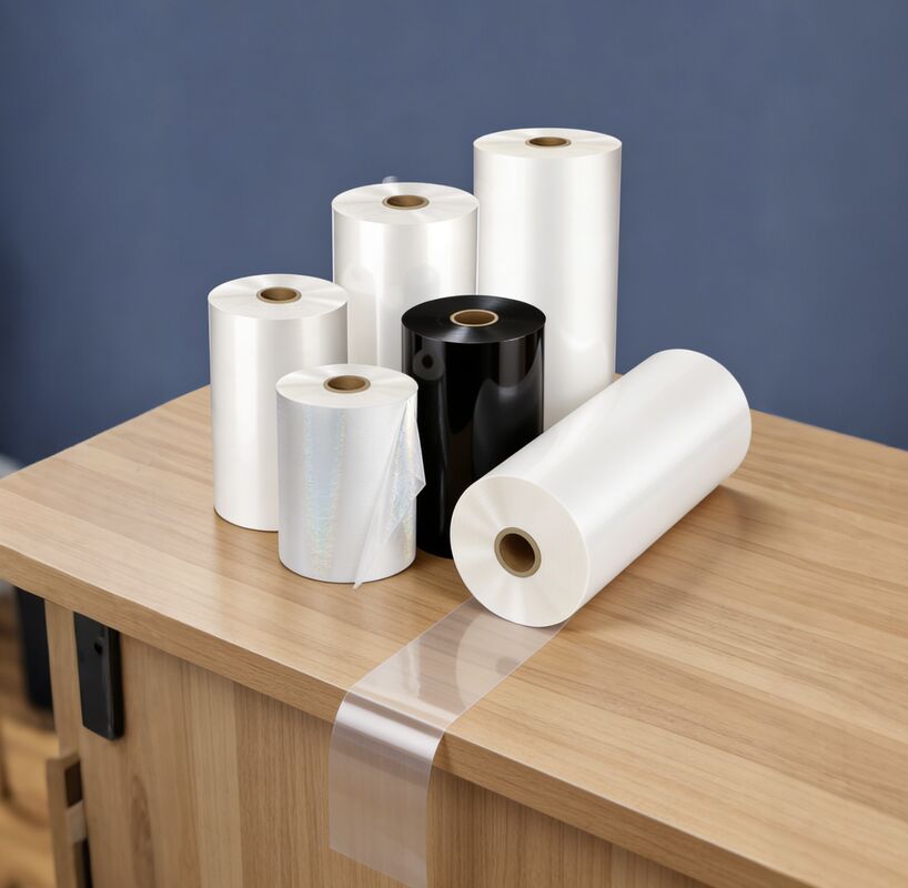 Película de laminación brillante con espesor de 95-105 micras, textura de cuero y acabado helado suave para una mayor durabilidad y atractivo visual