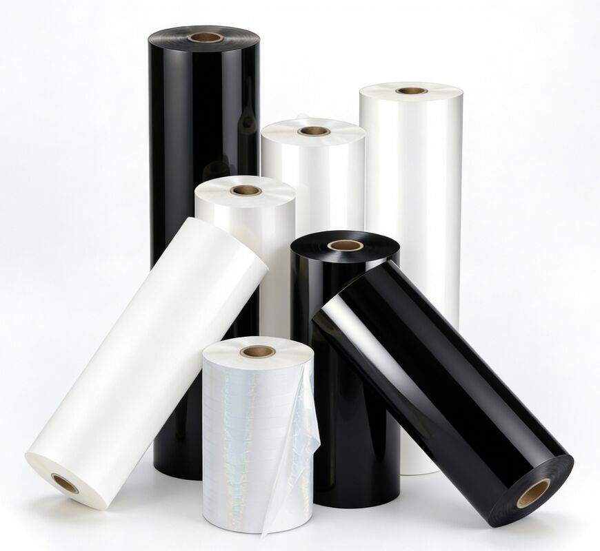 Película de laminación de textura de cuero brillante con adhesivo EVA 100% de Corea y espesor de 95-105 micras para envases premium