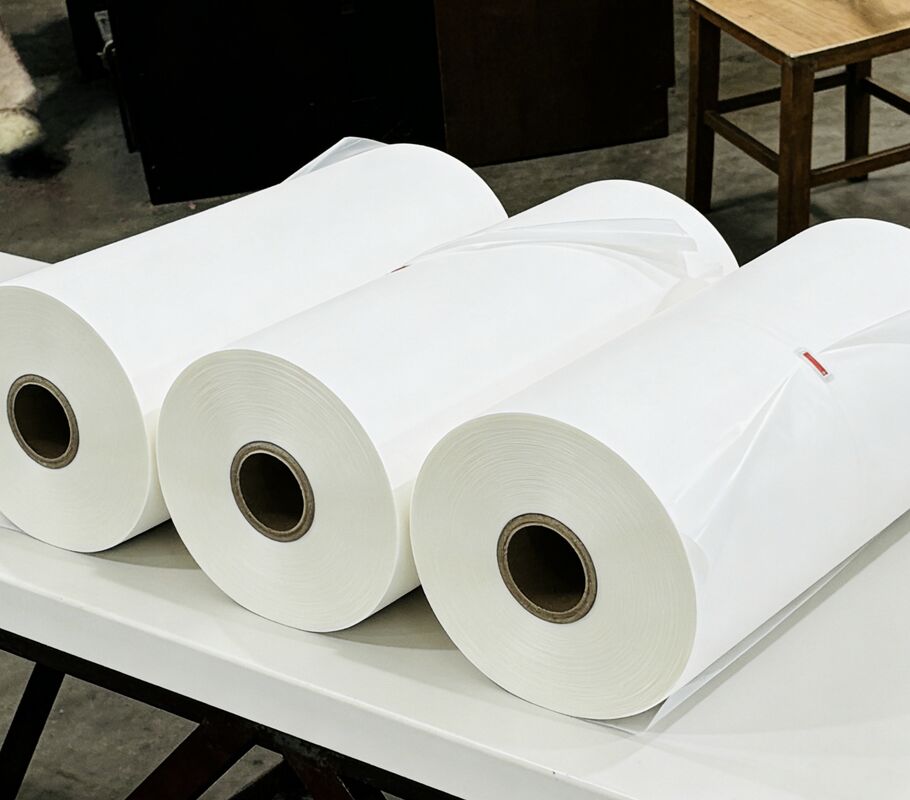 Película de laminación de brillo 100% EVA de Corea con textura de cuero y espesor de 95-105 micras para un embalaje duradero