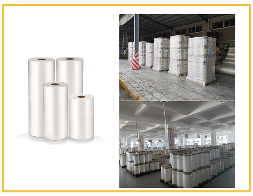 Base de papel Bopp Matt Lamination Film Premium White termal 22mic de 3 pulgadas