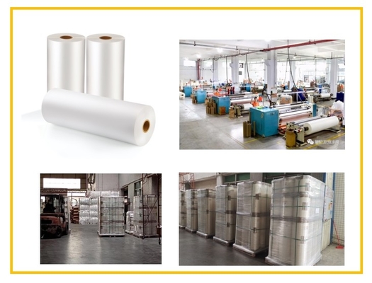 Película de laminación térmica BOPP transparente con extrusión múltiple Eva