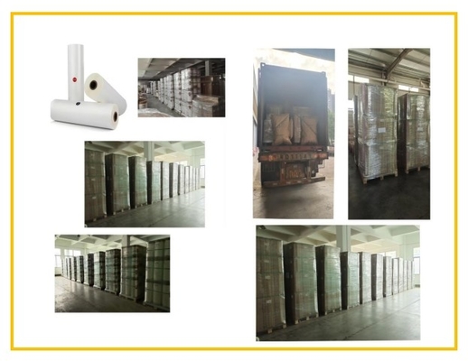 Matt BOPP caliente + película de laminación térmica EVA de extrusión múltiple