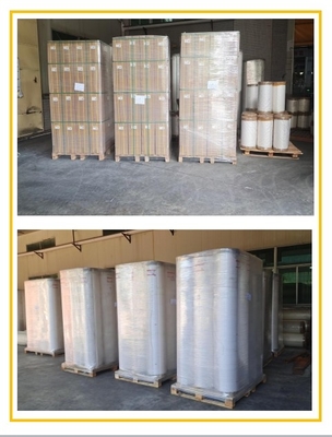Película de laminación térmica de PET suave y brillante para cajas de vino Exposiciones comerciales Fotos Materiales de PVC