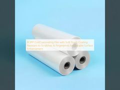 Película de laminación en frío BOPP con recubrimiento Soft-Touch: Resistente a arañazos y huellas dactilares para una mejora duradera de la superficie