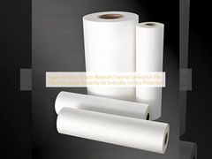 Película de laminación térmica resistente a los arañazos con súper adhesión, durabilidad de grado industrial para la protección diaria de superficies