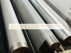 Película de laminación mate resistente al agua, a la humedad y a los rayos UV con acabado mate para una protección completa