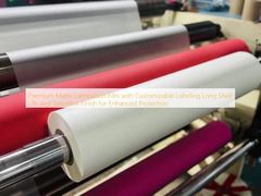 Película de laminación mate premium con etiquetado personalizable, larga vida útil y acabado impecable para una protección mejorada