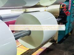 Película de laminación en caliente Película de laminación digital Poliéster PET o BOPP Compatible Adecuado para impresiones de inyección de tinta y láser Ideal para profesionales